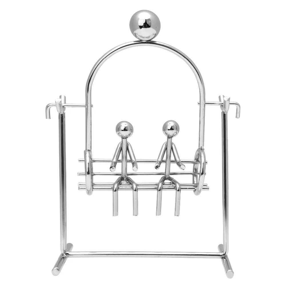 Steel Balance Art Toy Swing Lover Metal Swing Mobile Balance Toy