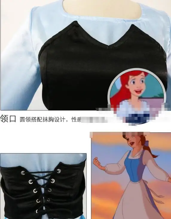 Ainiel Movie The Little Mermaid Princess Ariel Dress Mermaid Cosplay Costume 4