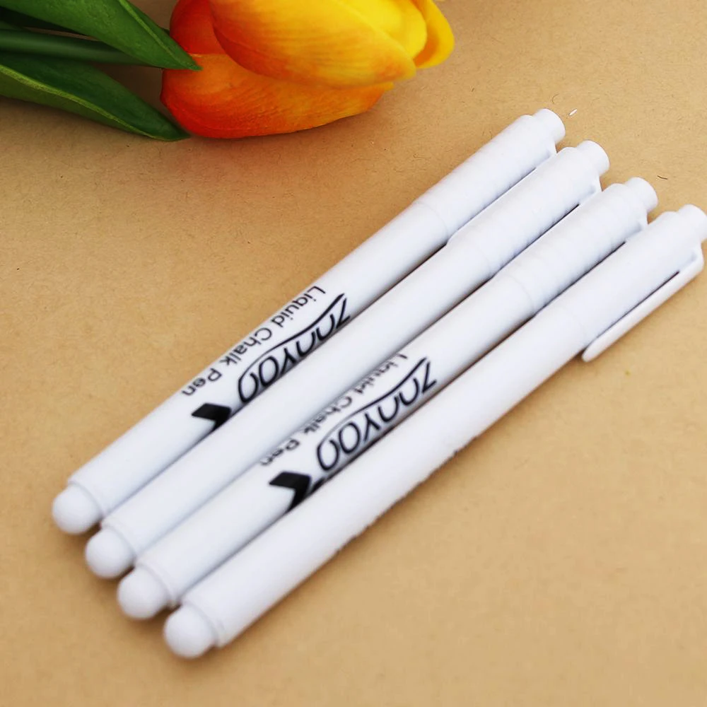 Популярная белая жидкая меловая ручка 4 мм маркер ручка для доски жидкая меловая доска Окно Стекло подарок для офиса и школы