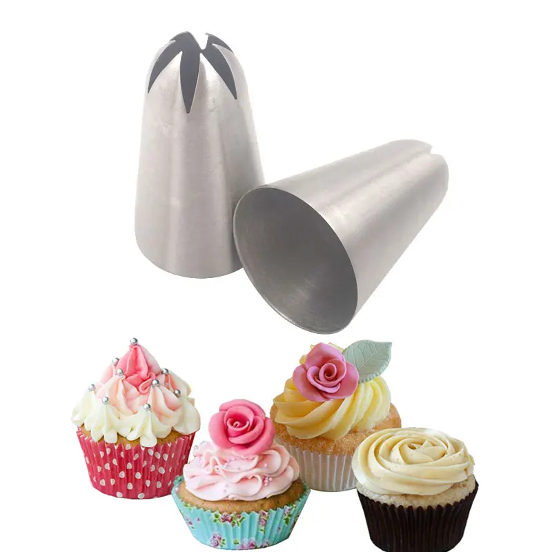 Large Size Cupcake Nozzle Decorating Tip Icing Nozzle Cake & Cupcake