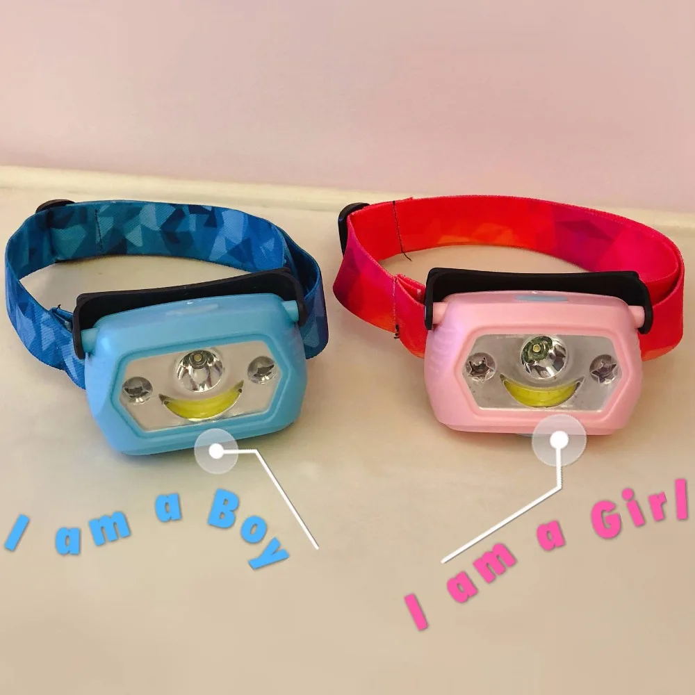 Детский налобный фонарь MingRay заряжаемый от USB светодиодный головной для кемпинга