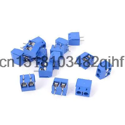 

AC 300V 16A 2P Pins Male PCB Screw Terminal Block Connector 5mm Pitch Blue