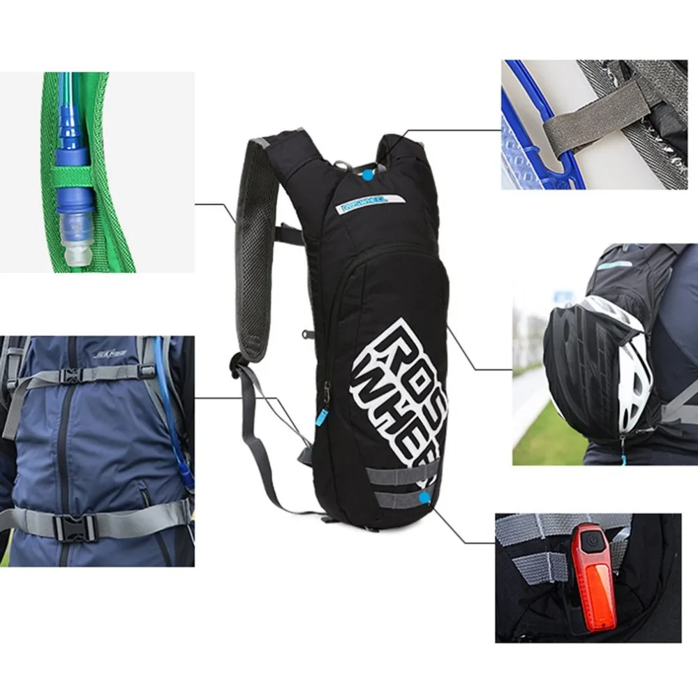 ROSWHEEL 1.5L/2.5L велосипедная сумка Гидратация на открытом воздухе для альпинизма, кемпинга, пешего туризма, дорожная сумка для воды MTB дорожный рюкзак для верховой езды
