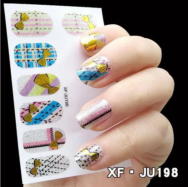 

Nail Stickers Water Decals Butterfly Floral Animal Colorful Geometry Slider Manicure Nail Art Decoration