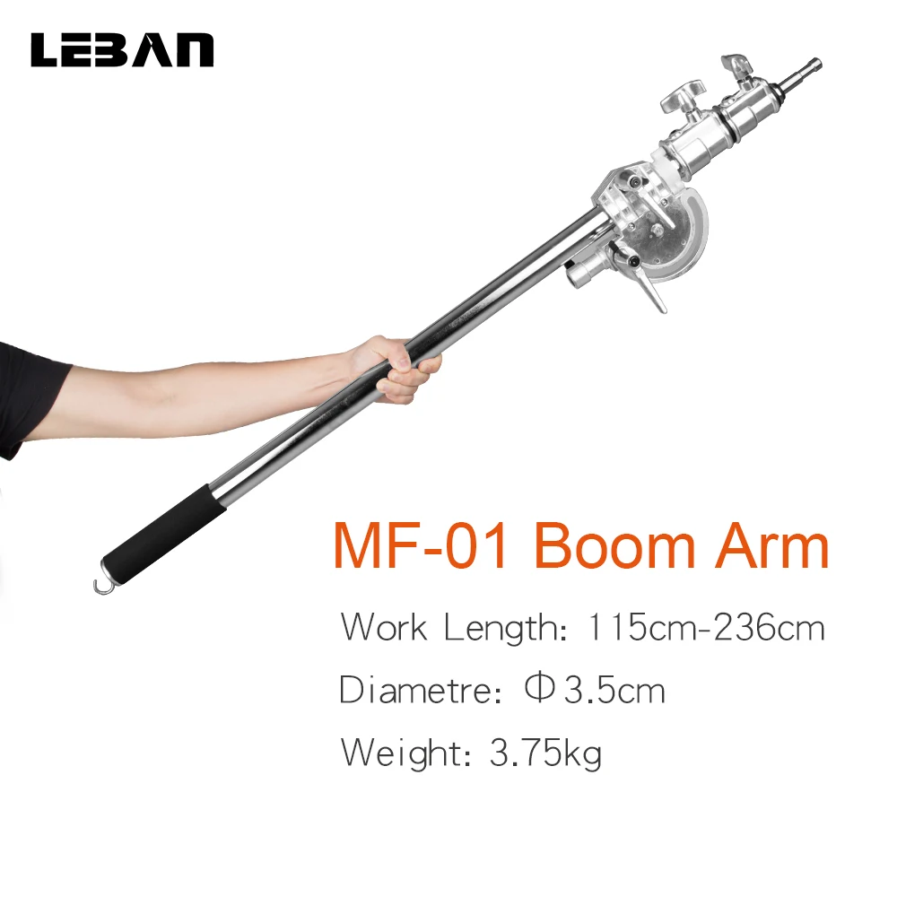 AMBITFUL MF-01 Metal Heavy Stainless Cross Arm Steel Longest 232 Cm