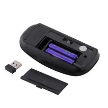 1PC 2.4G Wireless USB Receiver Simple Ultrathin Optical Mouse Gaming for Laptop Notebook PC By Windows XP Vista System