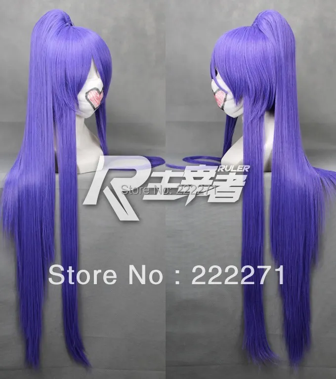 

Free Track Anime Gintama Vocaloid Miku Kamui Gakupo Long Straight Purple  Clip On Ponytail Heat Resistant