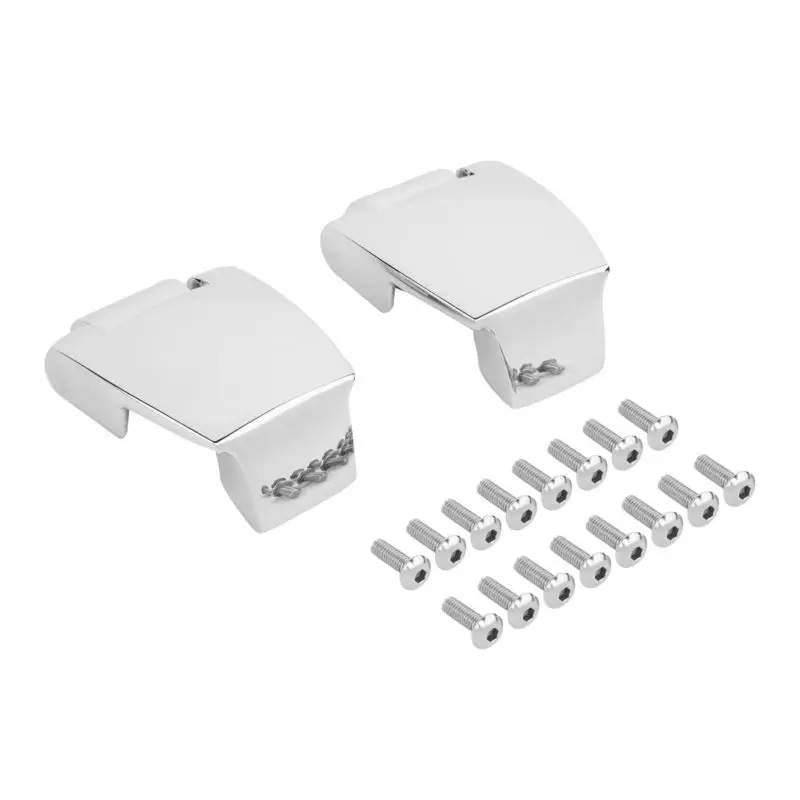 Motorcycle Chrome Premium Tour Pak Truck Hinges For Harley CVO Touring