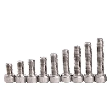 

M5 M6 M8 DIN912 304 Stainless Steel Hexagon Socket Head Cap Screws Hex Socket Screw 5-150mm