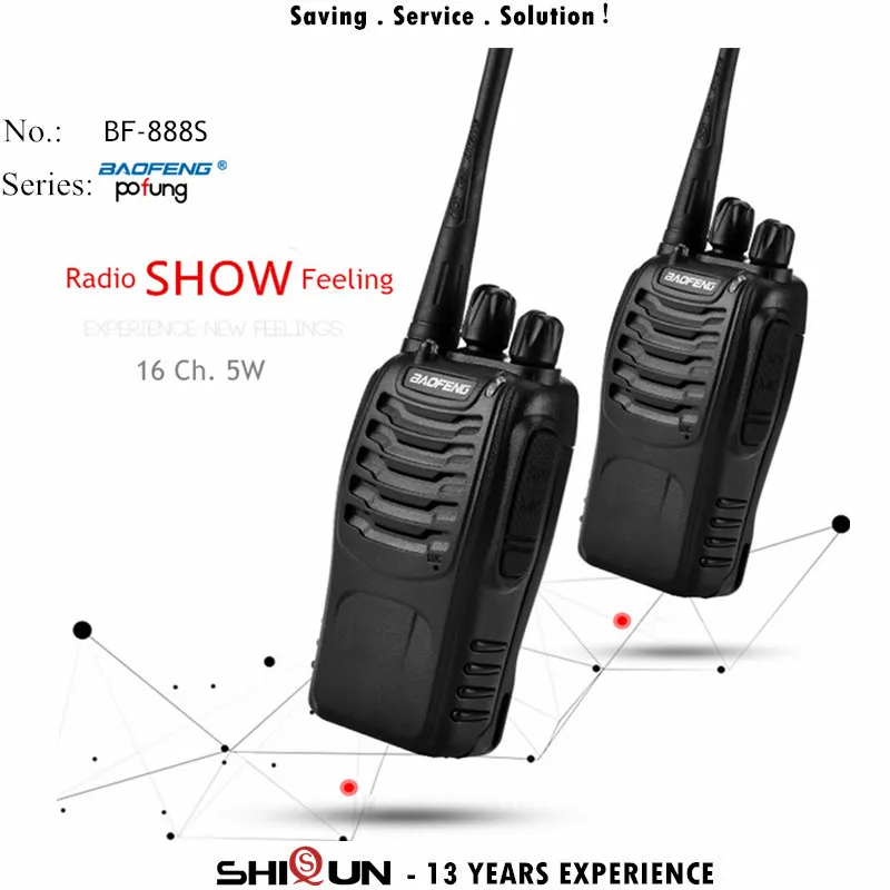 2 шт 4 шт 10 шт Baofeng BF-888S Walkie Talkie 888s 5W 400-470MHz UHF BF888s BF 888S H777 Дешевые двухстороннее радио USB зарядное устройство