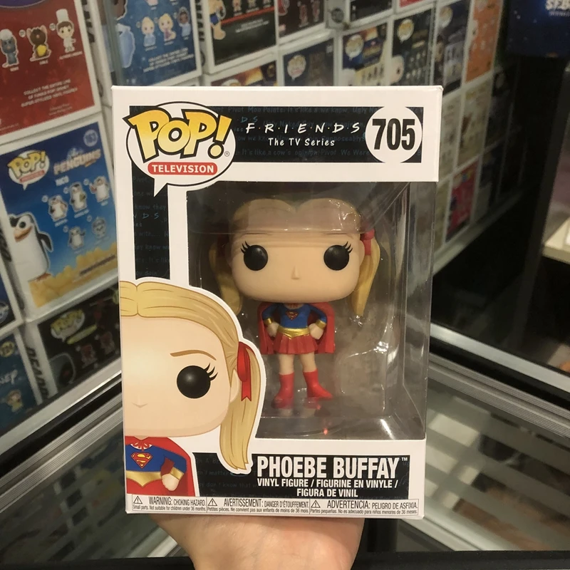 

Funko pop Official Television: Friends - Superhero Pheobe Vinyl Action Figure Collectible Model Toy with Original Box