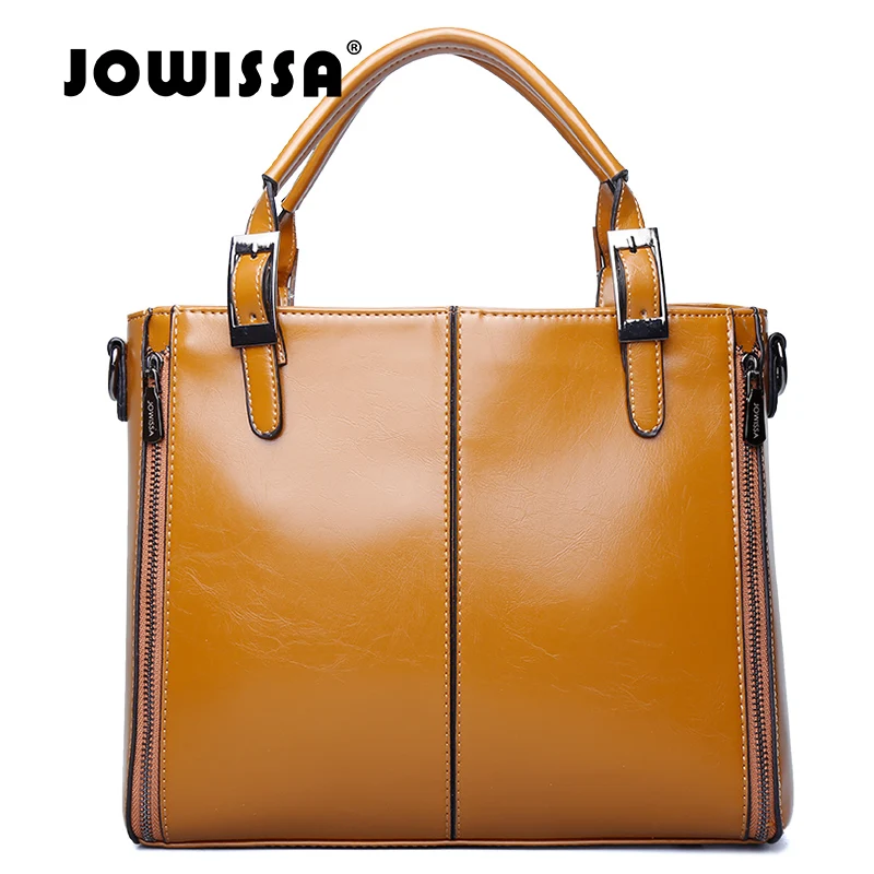

JOWISSA High Quality PU Leather Women Bag New Designer Women Handbags Luxry Brand Women Tote Bags
