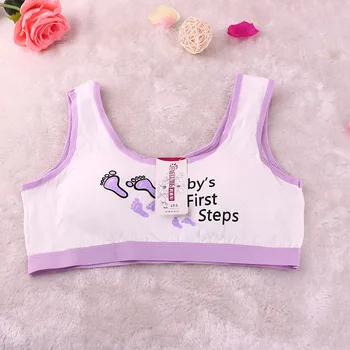 

Girls Training Bras Cotton Underwear For Girl Wireless Sports Bra Top For Teens 10-15 Years