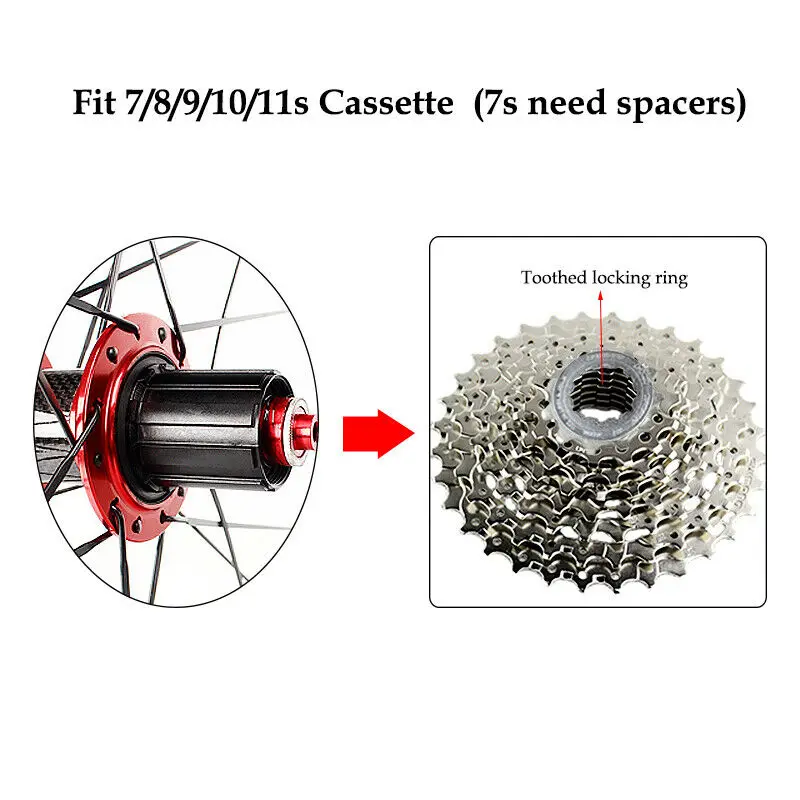 Clearance RXRBicycle Wheelset 26/27.5/29" Mountain Bike Wheel Set 7-11S Carbon Hub Disc Clicher Tyre 25mm Rim Wheels For Shimano Cassette 9