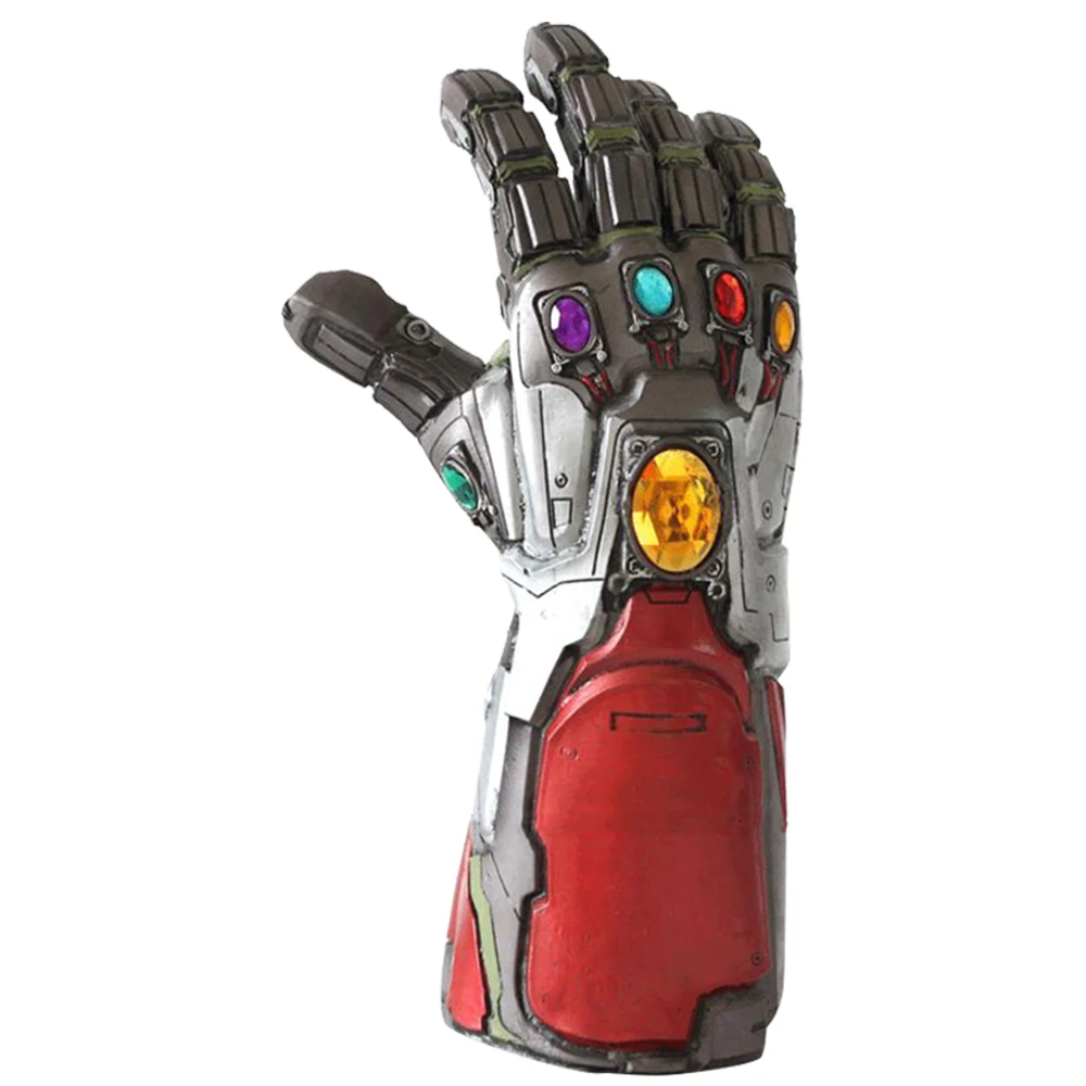

Avengers 4 Endgame Iron Man Gauntlet Hulk Cosplay Arm Thanos Latex Gloves Marvel Superhero Weapon Party Props
