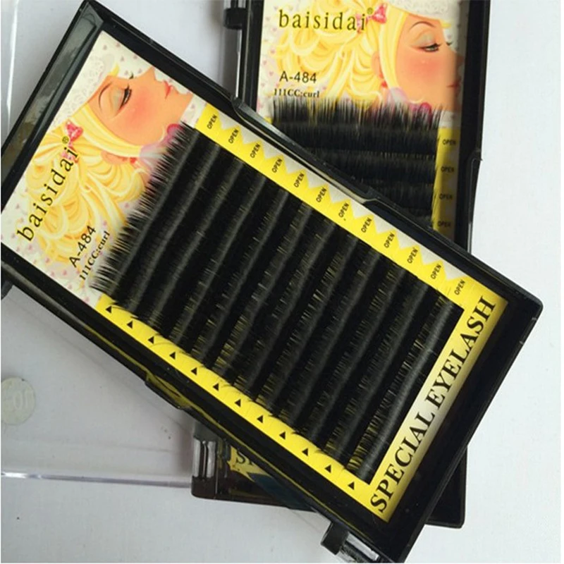 

B Curl False Eyelash Extensions Mink Black Material Super Soft Mink Lashes Natural Lashes Makeup Tattoo Nail Salon Beauty Shop