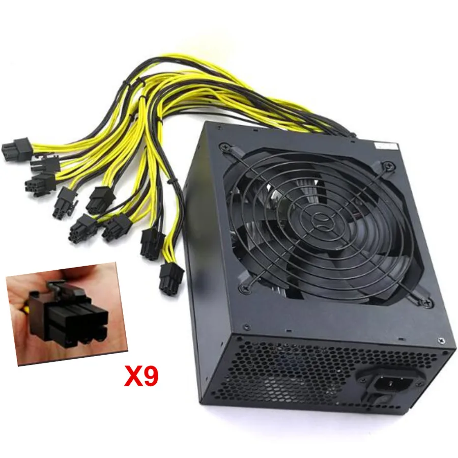 1350 Вт PSU для Ant S7 A6 A7 S7 S9 L3 BTC Шахтерская машина сервер горнодобывающая источник питания ETH PSU antminer BTC LTC miner источник питания