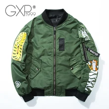 Spring Military Jacket Men with Funny Face on Back 2018 Polyester Jackets Standard Cool Baseball Cloth