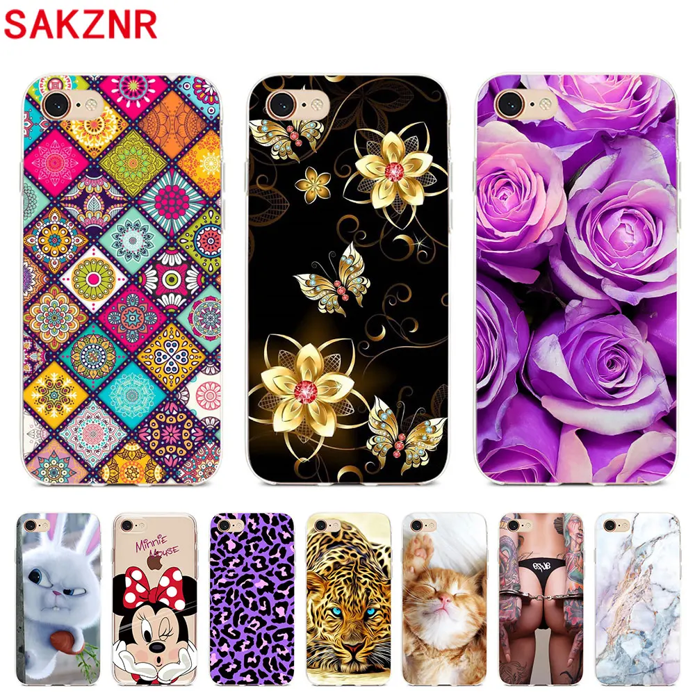 Case for iPhone 7 8 Plus 5.5&quot Cover Silicone TPU Soft Couqe Funda Phone |