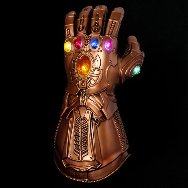 Мстители 4 Endgame Thanos Infinity Gauntlet Косплей рука латексные перчатки Armor Marvel Superhero оружие