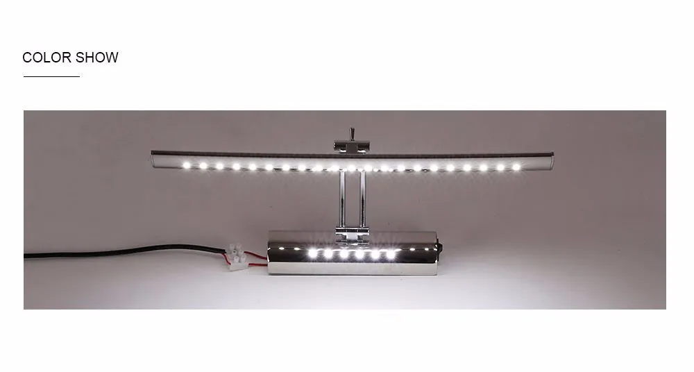 art deco wall lights LUCKYLED Wall Lamp Bathroom Led Mirror Light 7W 40cm 9W 55cm AC 220V 240V 110V Wall sconces Light With Switch Indoor Lighting plug in wall lamp