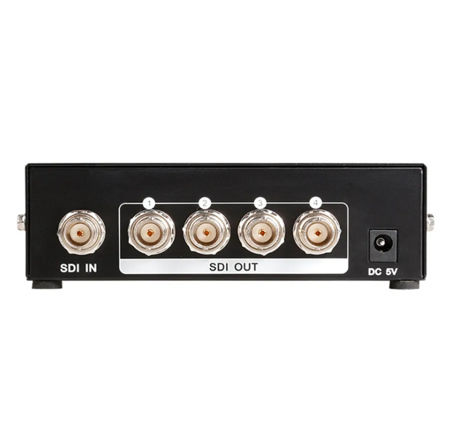 High quality 4 Port SDI Splitter distributor 1 input 4 output Duplicator Support SD HD 3G High Quality MT-VIKI SD104