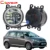 Cawanerl 2 X Car Styling 4000LM HA CONDOTTO LA Lampada Della Luce di Nebbia + Occhio di Angelo DRL 12 v Per Ford Grand C -Max MPV 2010 2011 2012 2013 2014 2015