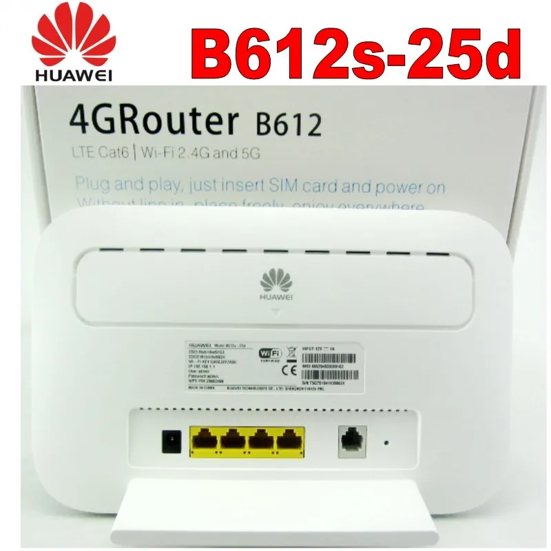 Лот 100 шт. разблокирована huawei B612 B612s-25d маршрутизатор 4 г LTE Cat6 300Mbs CPE маршрутизатор 4 г беспроводной маршрутизатор плюс антенна