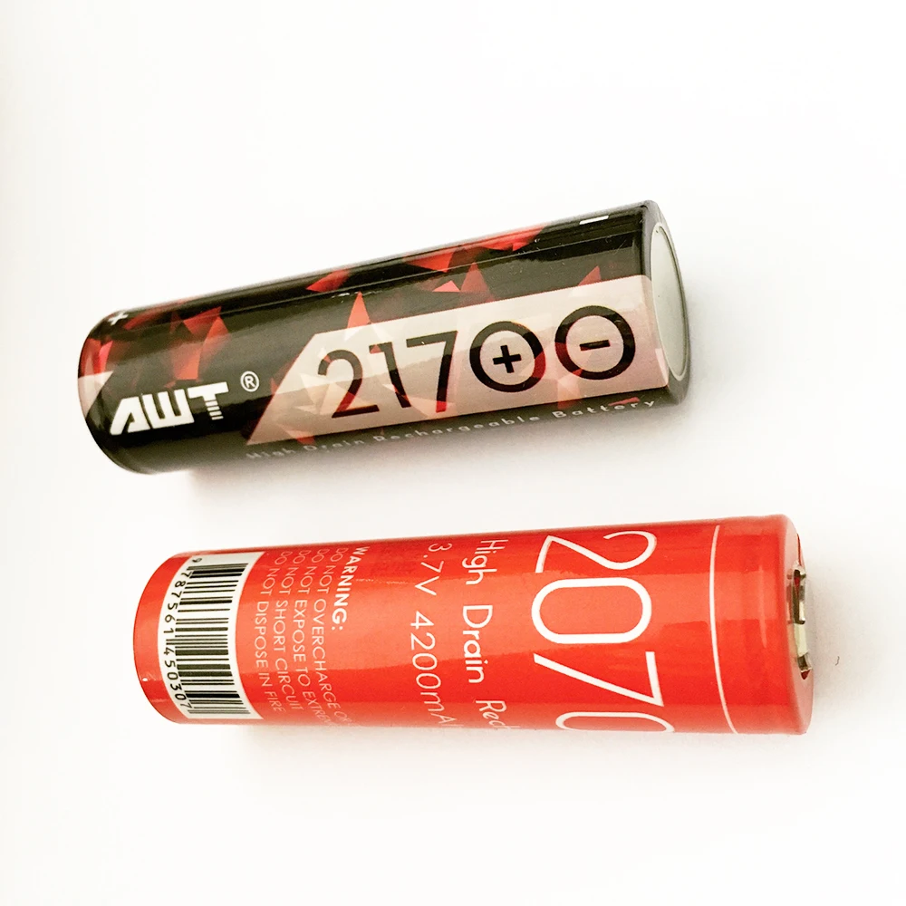 20700 батарея AWT аккумуляторная 3 7 V 4200mAh 40A литий ионный аккумулятор для SMOK I Priv Ijoy Capo