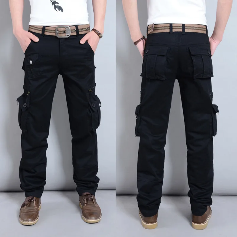 США Тактический штаны-карго мужские армейские джинсы брюки Солдат военная одежда Повседневное дышащий хлопок мешковатые камуфляжные