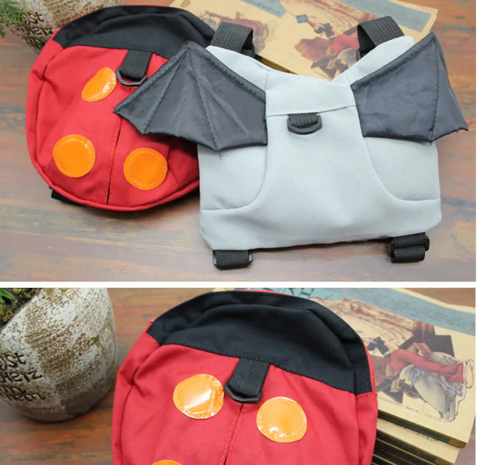 Cartoon Penguin Baby Safety Harness Backpack Toddler Anti-lost Bag Children Schoolbag Adjustable shoulder strapwith a lock bucke