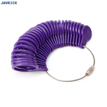 

JAVRICK Easy To Use 0-13 Plastic Finger Ring Metal Sizer Gauge Measure Jewelry Size Tools New