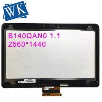 

14.0'' Laptop Touch Panel Assembly For HP B140QAN01.1 Laptop Lcd Screen 2560*1440 40 pins Lcd Screen
