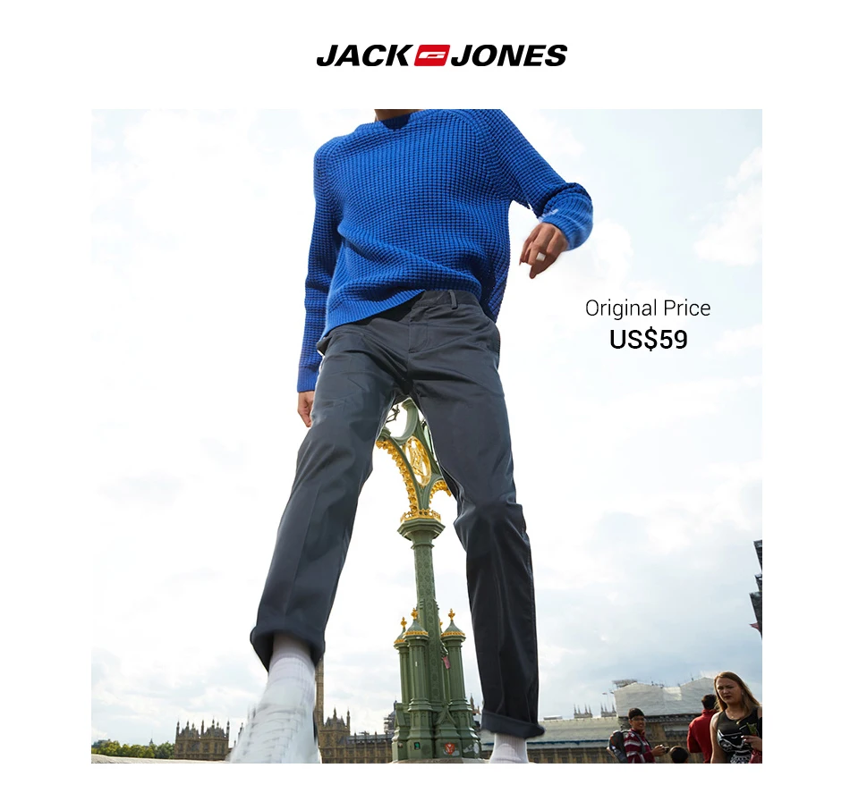 Jack& Jones мужские весенние и летние Узкие повседневные брюки | 218314548