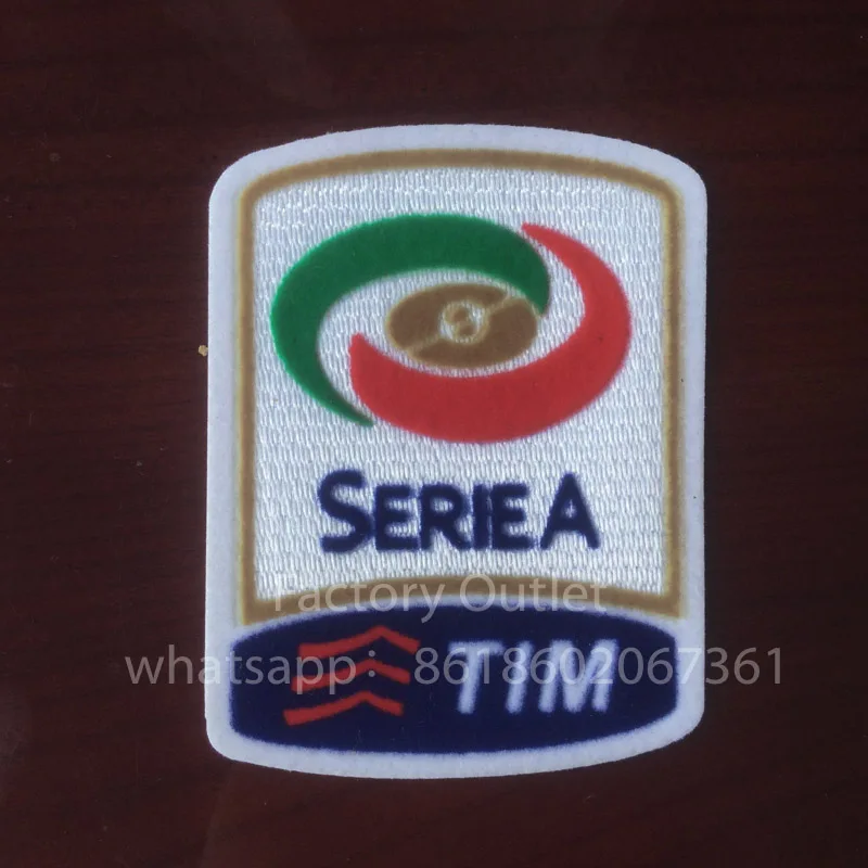 10 pcs a lot 2015 2016 Italia Calcio patch Serie A red coppa Circle Scudetto Badges | Дом и сад