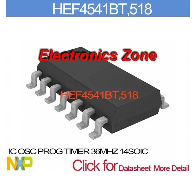HEF4541BT IC OSC PROG TIMER 36Mhz 14SOIC 