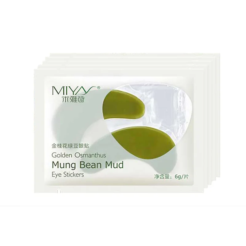 

2pcs=1bag Naturial Mung Bean Collagen Eye Mask + Potato Dark Circle Eye Mask Eye Bag Anti Aging Anti Wrinkle Eye Ma