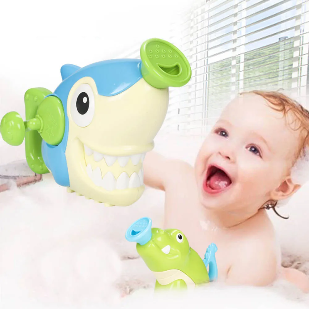 Детские игрушки для ванной детская водная струя Акула крокодил Ванна забавные чашки подарки