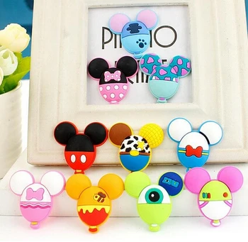 

Hot Sale 100 pcs Cartoon head Accessories, Flat Back Inspired Planar PVC Decor, Embellishment DIY Making zs-21