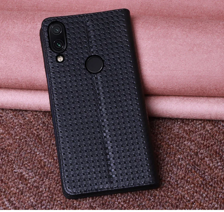 Чехол книжка Nefeilike из натуральной кожи для Xiaomi Redmi Note 7 роскошный кожаный чехол