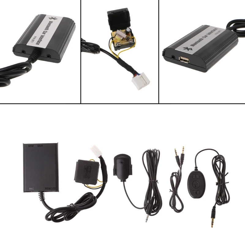  Kit de coche Bluetooth manos libres estéreo AUX adaptador de interfaz para Honda Civic Accord
