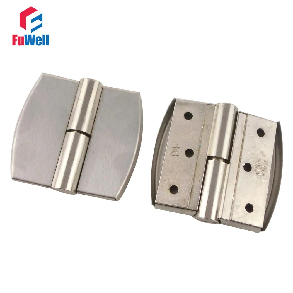 2pcs Stainless Steel Zinc Alloy Public Toilet Partrition Door Hinge for