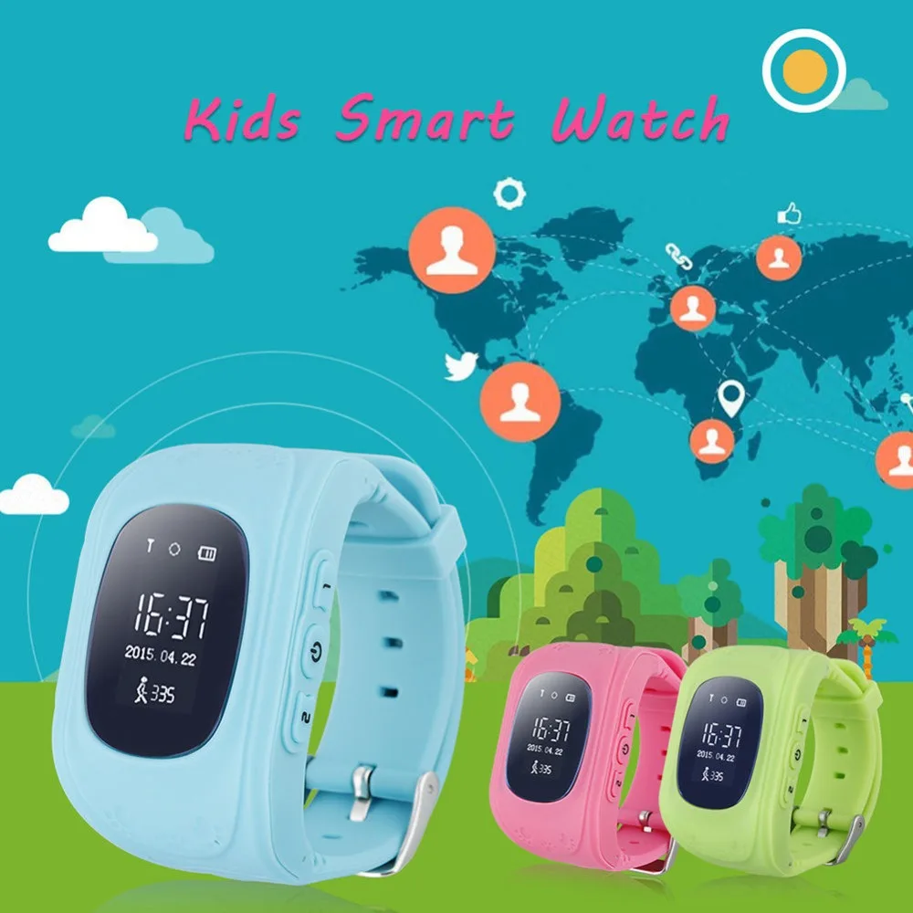 Timethinker детей Q50 умные часы gps Детские Reloj SIM карты SOS Вызов анти потерянный с