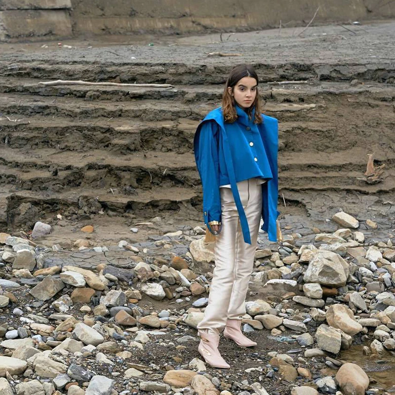 Manches Royal Rubans 2018 Pleine Manteaux Femme Montant Vestes Court Mode Ljt1287 Blue Unique Poitrine Femmes Europe Nouveau Col xitao fH1gxq7ww