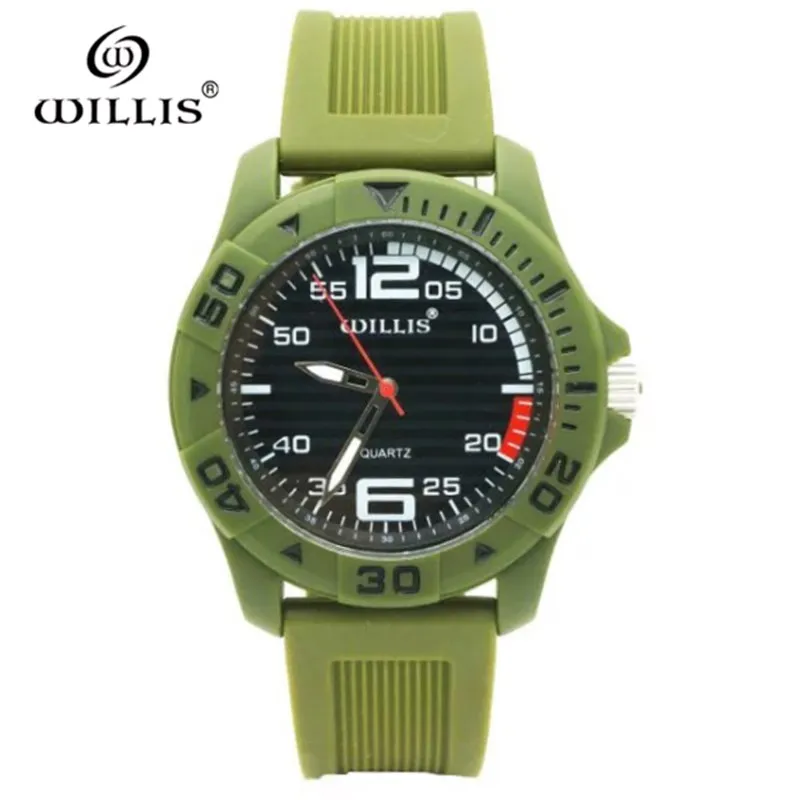 

WILLIS Fashion Women Casual Waterproof Watches Quartz Brand Sports Leisure patterns Plastic Simple Wristwatch Girls clock Watch