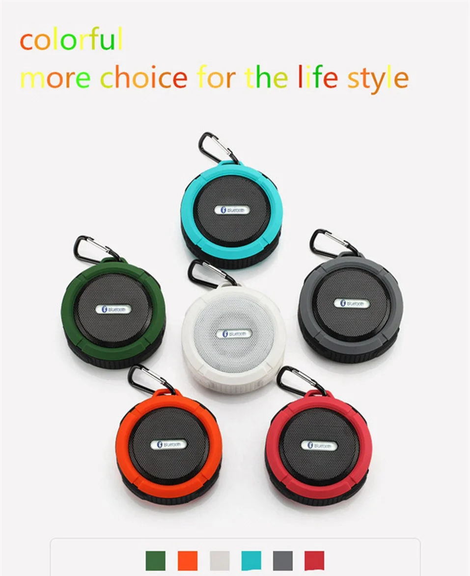 Icoque Waterproof Speaker Bluetooth Mini Wireless Subwoofer Speaker with Mic for iPhone Xiaomi Samsung Hifi Music Stereo Speaker (14)