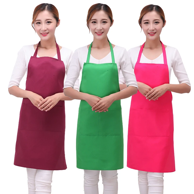 

Colorful Women Chef Uniform Home Accessories Kindergarten Teacher Apron Unfiorm Cooking Game Costume Coffee Shop Work Clothes