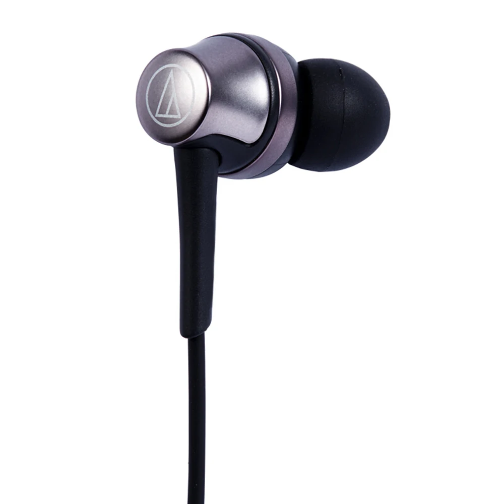 Audio-Technica ATH-CKR50iS 3,5 мм наушники с микрофоном линии управления наушники динамическая гарнитура тяжелого баса звук для телефонов