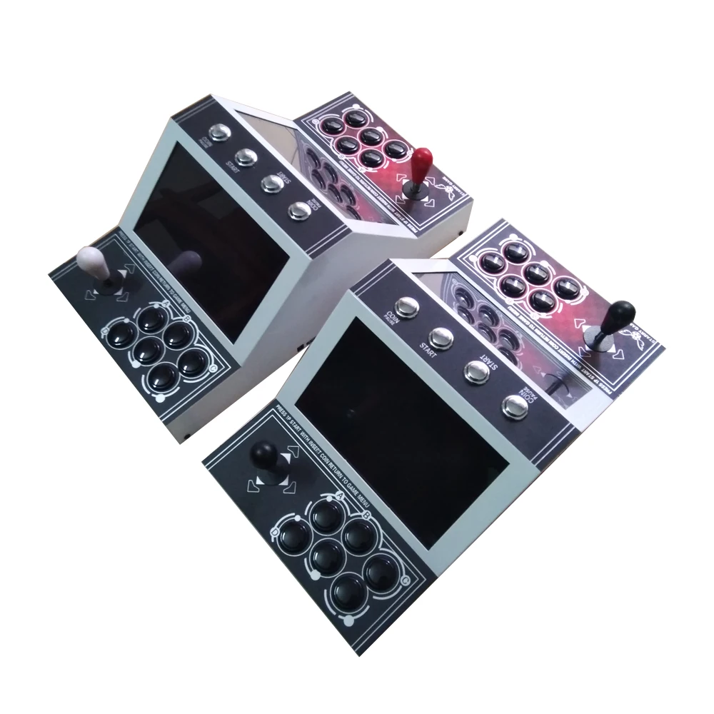 

Metal case with 10 inch dual screen LCD game console