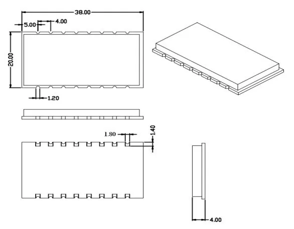 Machanism dimensions